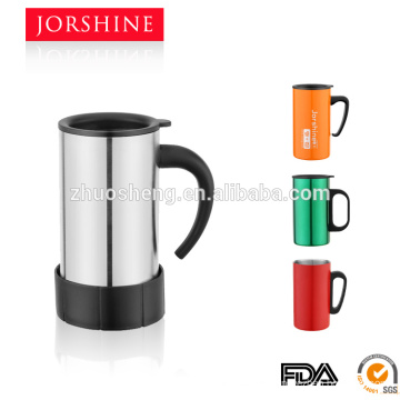 plain stainless steel cheap travel coffee mug with lid KB005A-300-1